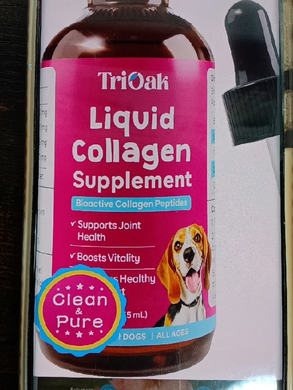 TriOak Liquid Collagen Supplement For 🐶 Dogs - Picture 4 of 6